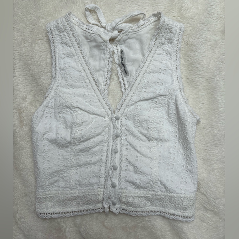 Abercrombie & Fitch White Bra Intimates Sleepwear